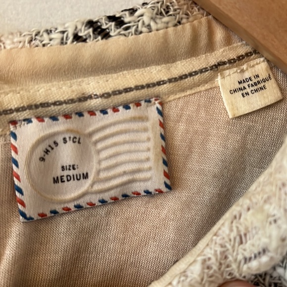 Anthropologie sweater blouse Sz M - Picture 2 of 10